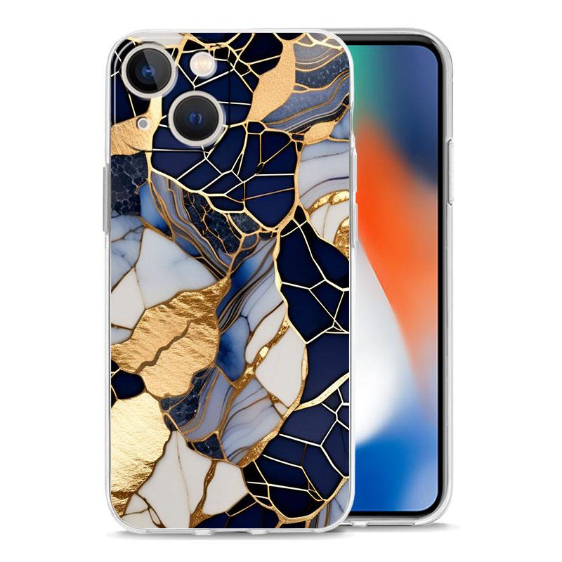 Чехол для телефона iPhone 17 Чехлы iPhone Air 16 15 12 13 14 Pro Max 7 8 Plus 16Pro iPhone11 Мягкий чехол Акварельный мрамор