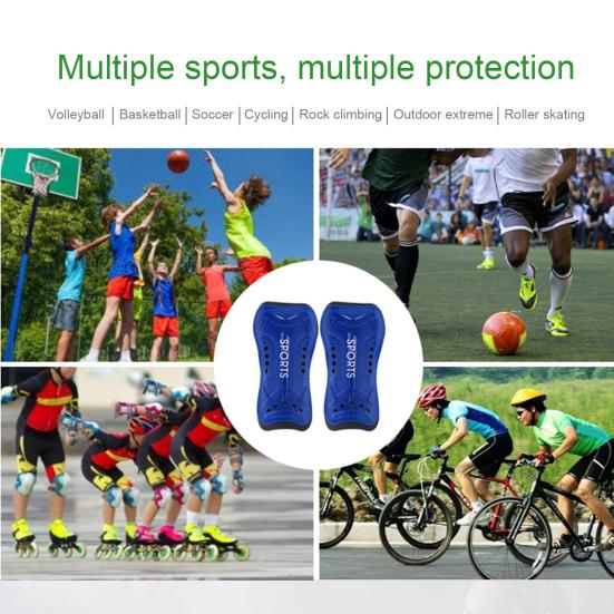 2Pcs Soccer Shin Guards High Strength Impact Resistant Breathable Lightweight Calf Protection Youth Soccer Shin Pads