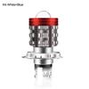 H4 светодиодная фара для мотоцикла BA20D H6 Angel Eye Motor светодиодная лампа для мотоцикла двухцветная белая желтая фара дальнего и ближнего света 12-24 В