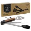 HARDWARE BBQ 747544 GENTLEMEN'S Multi-Tool, Wood,