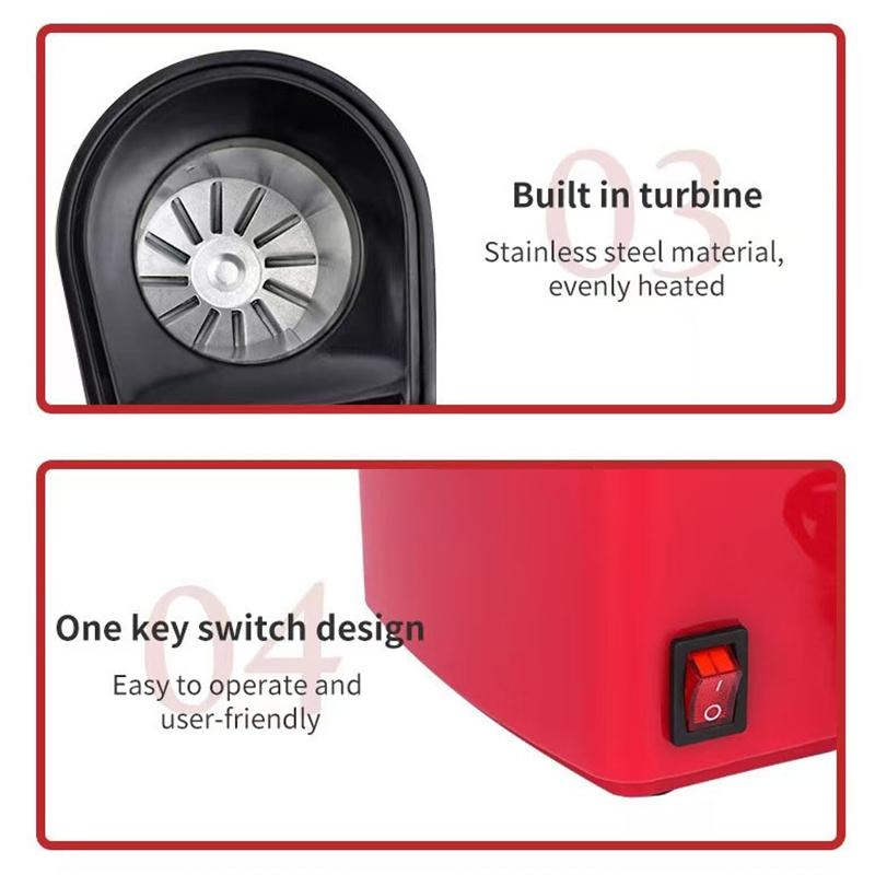 Аппарат для попкорна горячим воздухом Автоматическая машина для попкорна Бытовой малый комбайн для кукурузы Машина для попкорна: Европейский стандарт/Британский стандарт