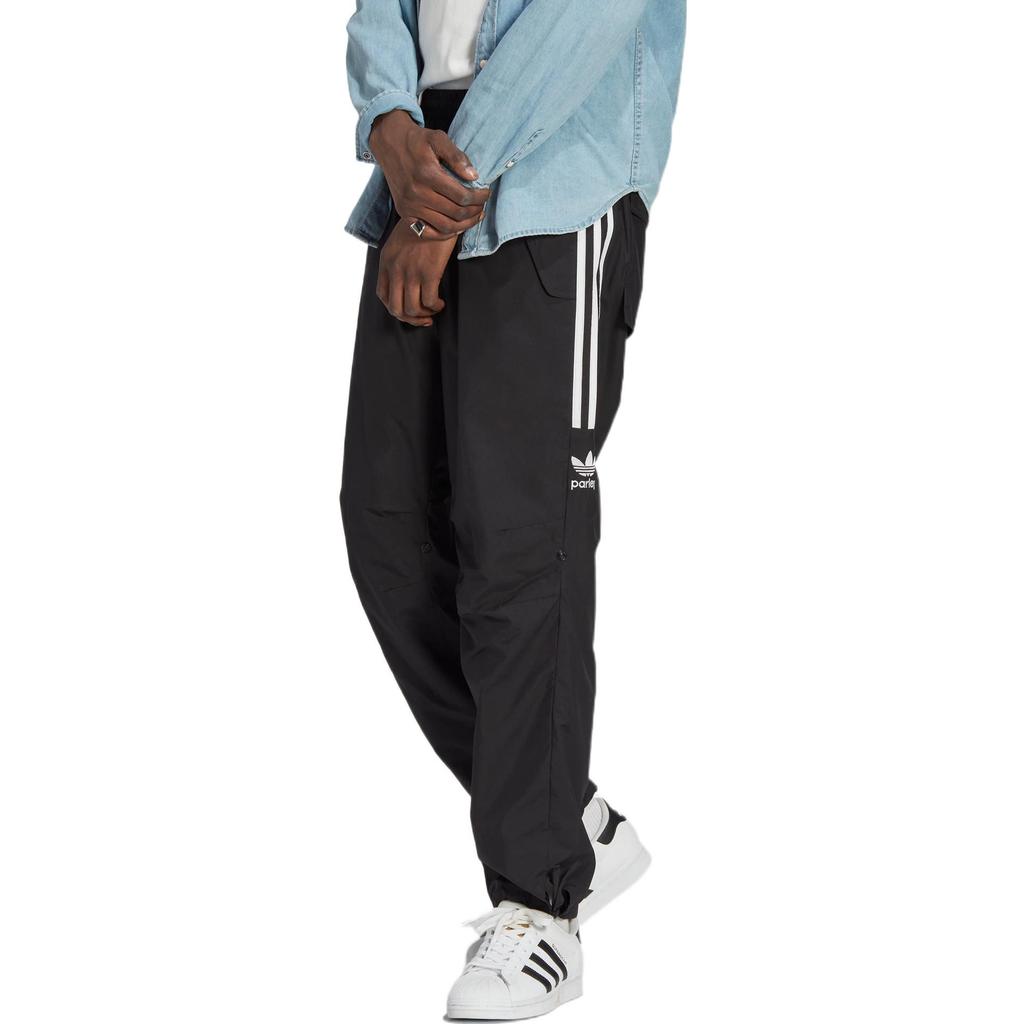 Adidas Мужские джоггеры в полоску с принтом логотипа Originals Parley Tp, черные HP2044