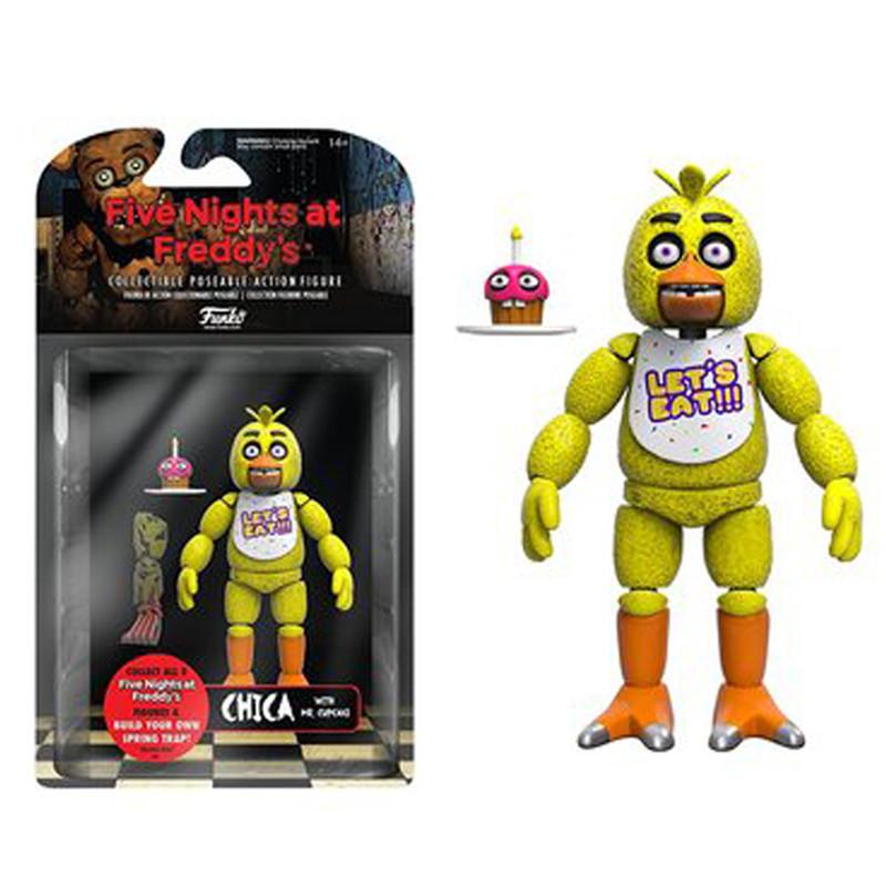 Fnaf Funko Пять Ночей с Фредди Подвижная Фигурка Золотой Фредди для Детей
