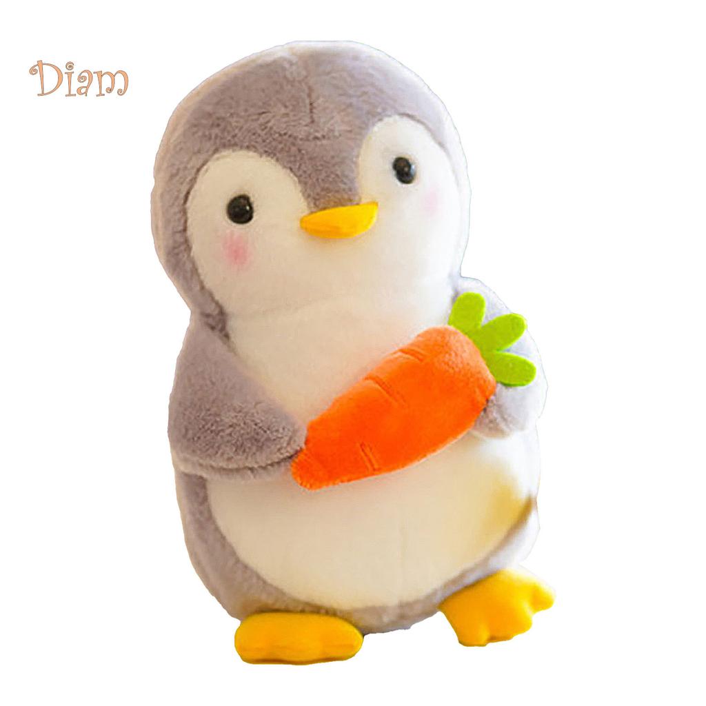 Медвежонок 25 см мультфильм Пингвин с фруктами и овощами плюшевая игрушка детский подарок мягкая кукла