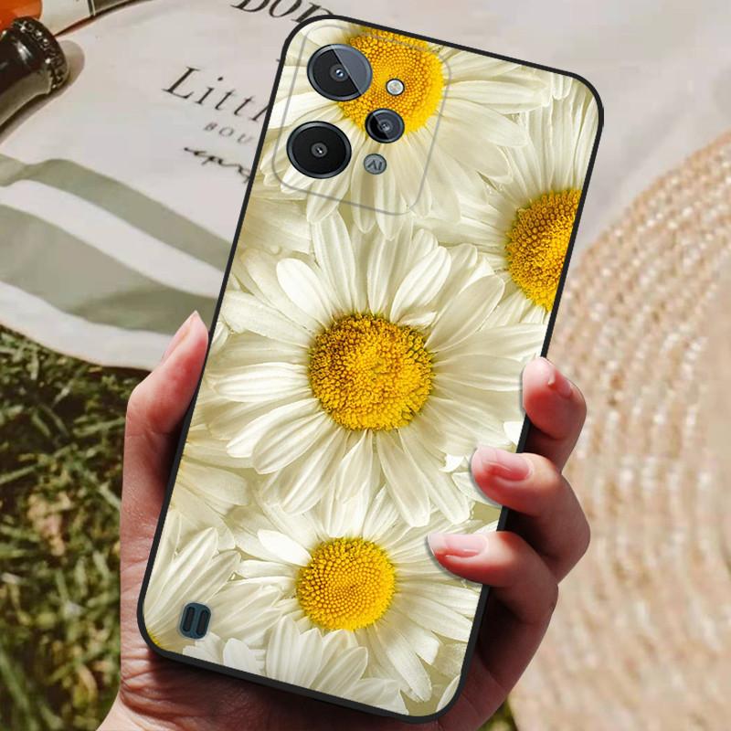 Для Realme C31 4G Чехол C 31 Противоударный Силиконовый ТПУ Мягкий Чехол на Заднюю Панель Для OPPO Realme C31 Чехол для Телефона Мраморный Чехол RealmeC31 Fundas
