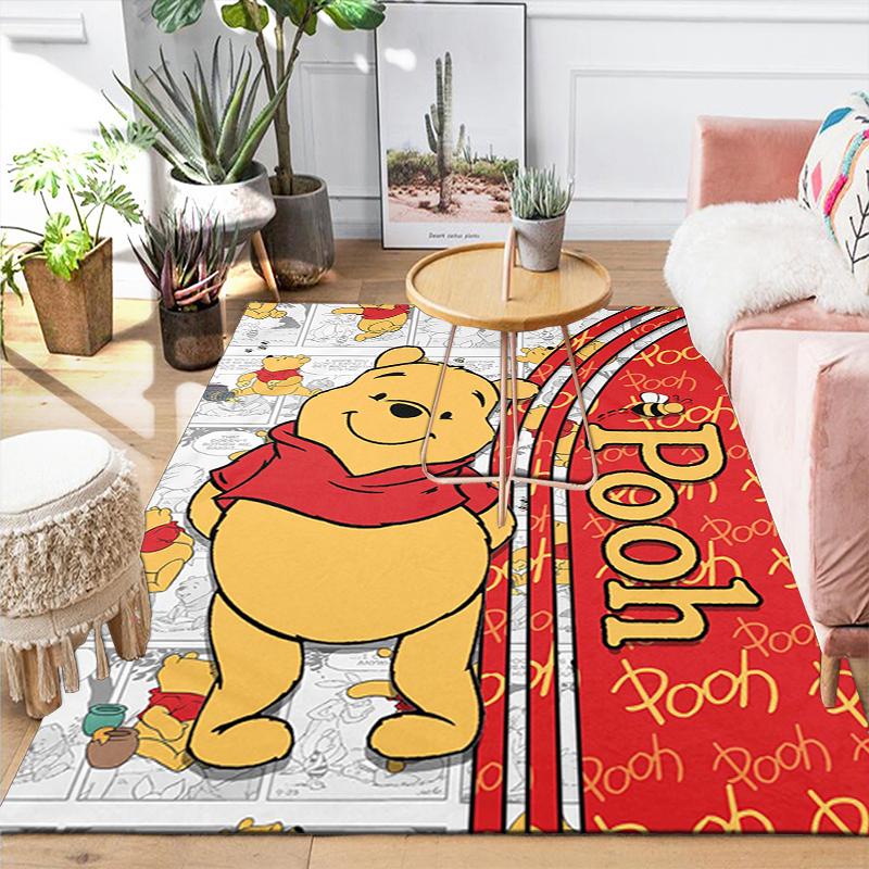 1Pc Winnie Pooh Adventure Rug Office Carpet Indoor Outdoor Doormat Nonslip Soft Comfortable Living Christmas Halloween Xmas Gift D924571