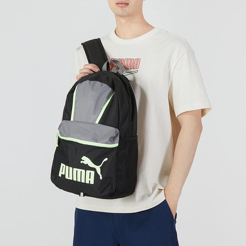 New PUMA Fabric Backpack Regular Unisex Black 078962-01