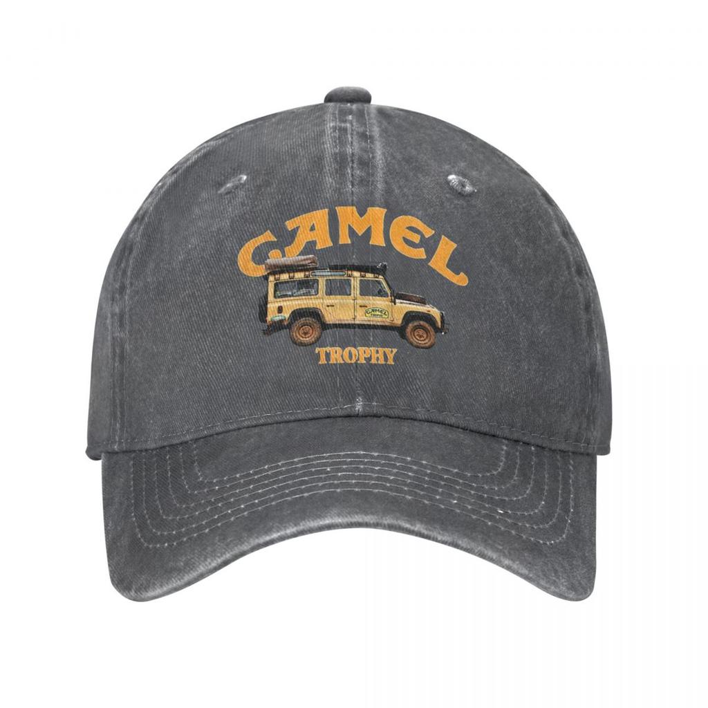 Кепка Camel Trophy с логотипом на весну и лето унисекс для женщин с конским хвостом, бейсбольная кепка в винтажном стиле, джинсовая, для активного отдыха, на все времена года