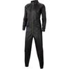 Court-To-Runway High-Neck Zip-Up Solid Jumpsuit Women Jumpsuit Black CW6476-010
