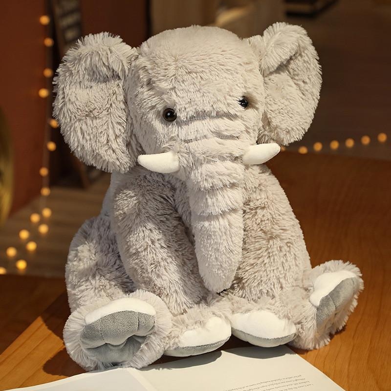 Cartoon Elephant Plush Stuffed Toy Simulation Animal Doll Kid Birthday Gifts