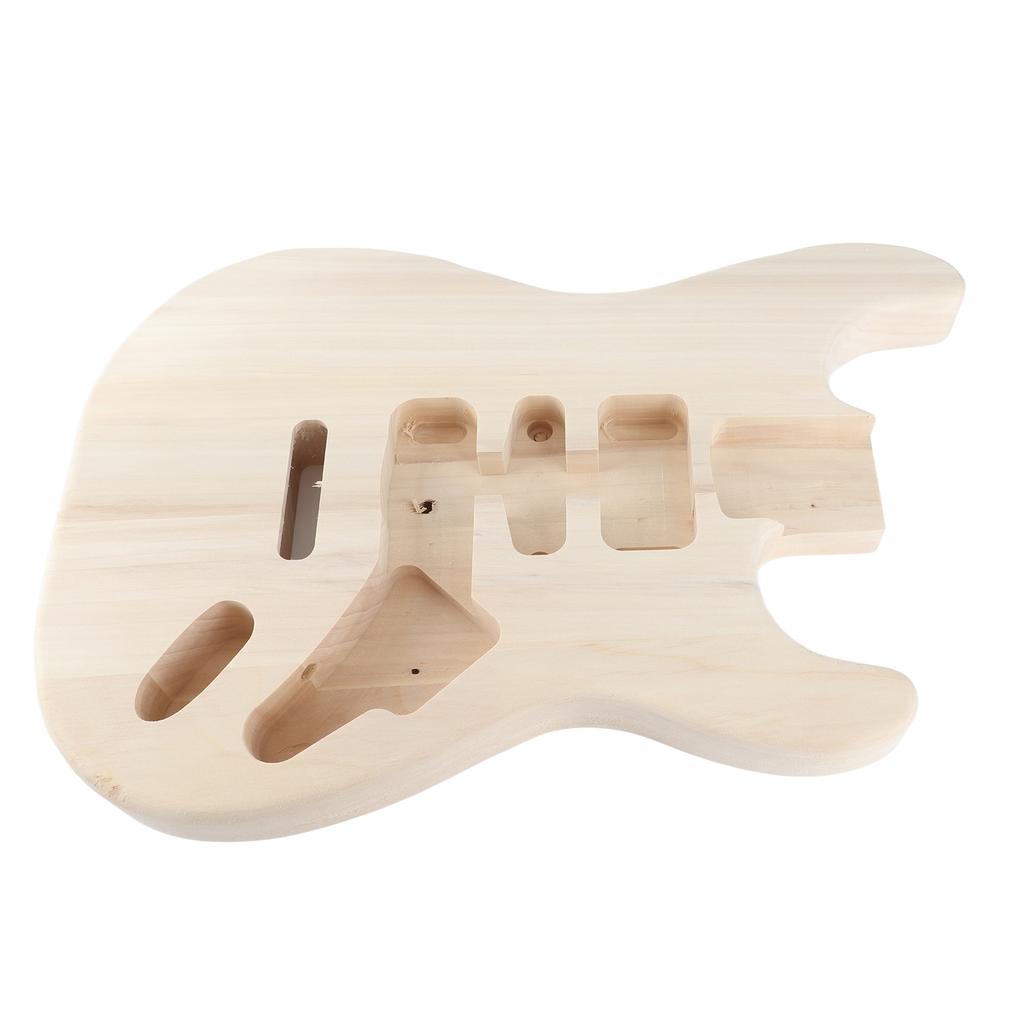 Unfinished Handcrafted Guitar Body Wood Electric Guitar Body Guitar Barrel Replacement Parts