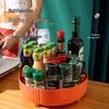 Вращающаяся полка-органайзер для специй на кухню, поворотная подставка