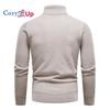 Cozy Up 11 Colors Men's Autumn and Winter Turtleneck Plus Velvet Thickened Round Neck Knitted Sweater