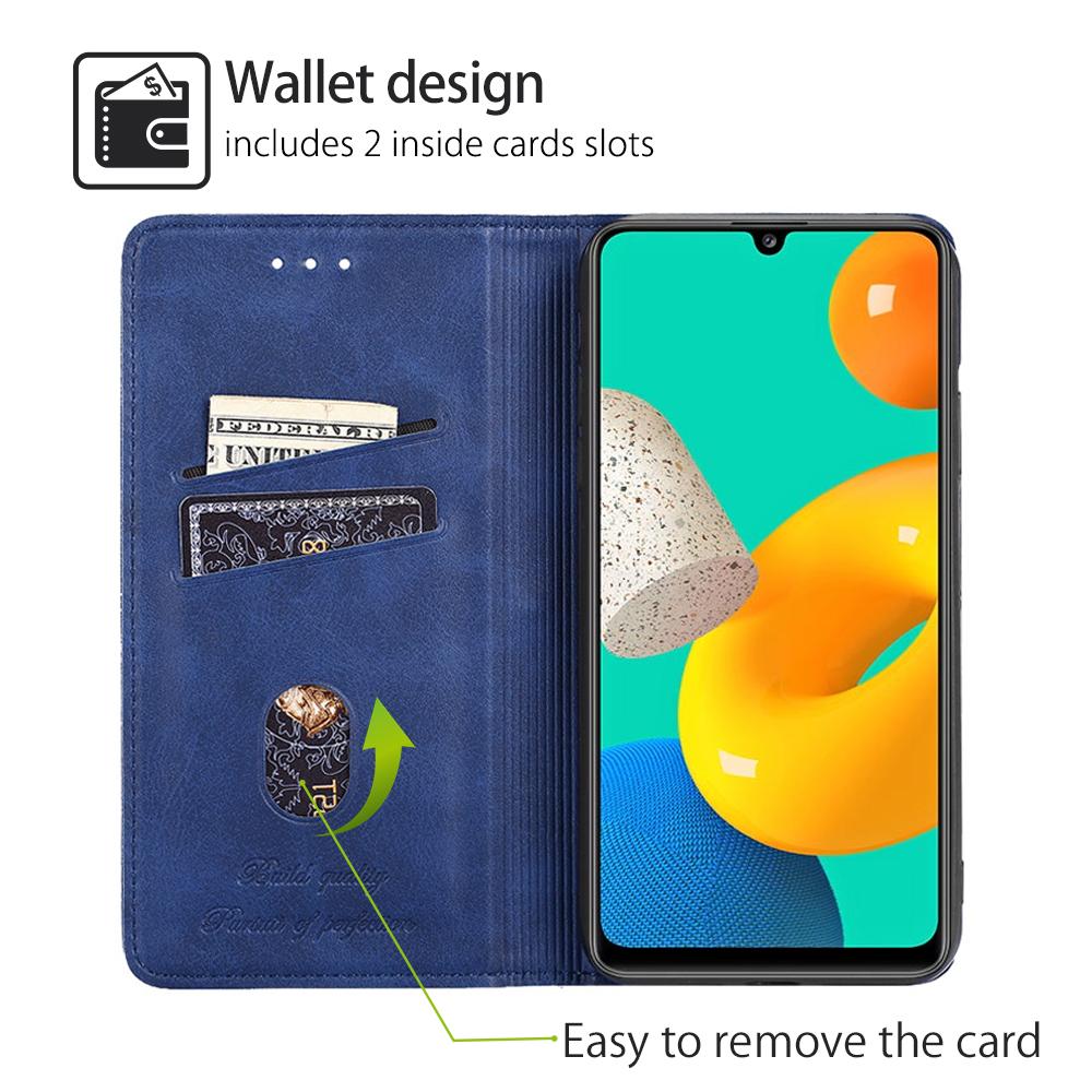 Чехол-кошелек для Samsung A32 A52 A72 A82 A11 A12 A51 A50 A32, чехол-книжка S20 FE S21 Plus Note 20, ультра ретро, чехол из искусственной кожи, слот для карт, бампер для телефона