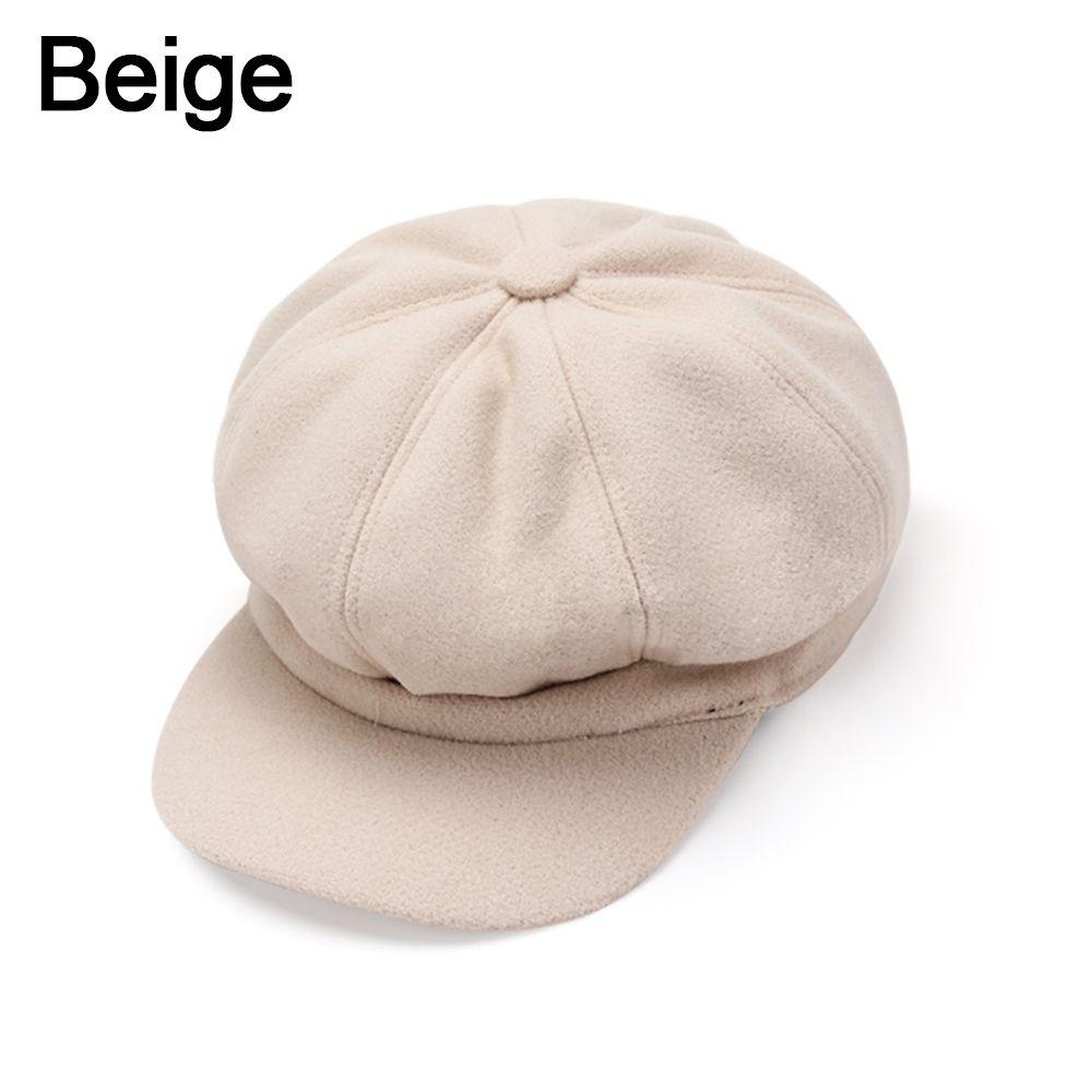 Women Autmn Winter Warm Hats Visor Hat Fedora Wool Caps Beret Hat Newsboy Cap Painter Cap