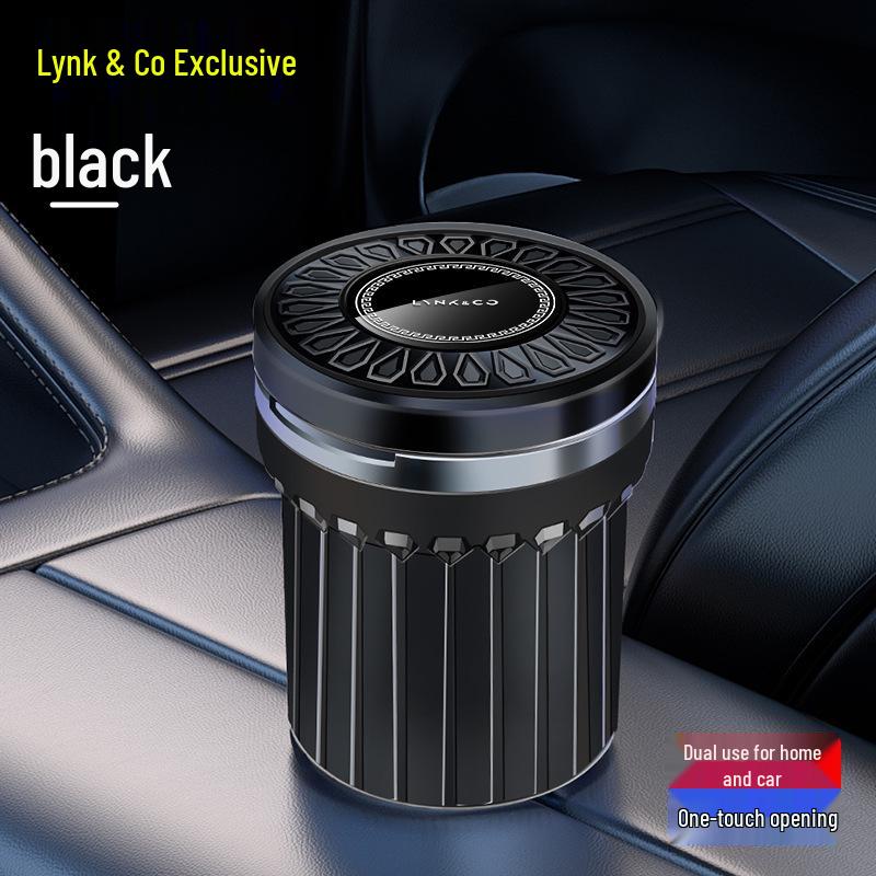Автомобильная пепельница Lynk & Co со светом: Совместимо с моделями 01/02/03/05/06/09, Идеально для декора интерьера.