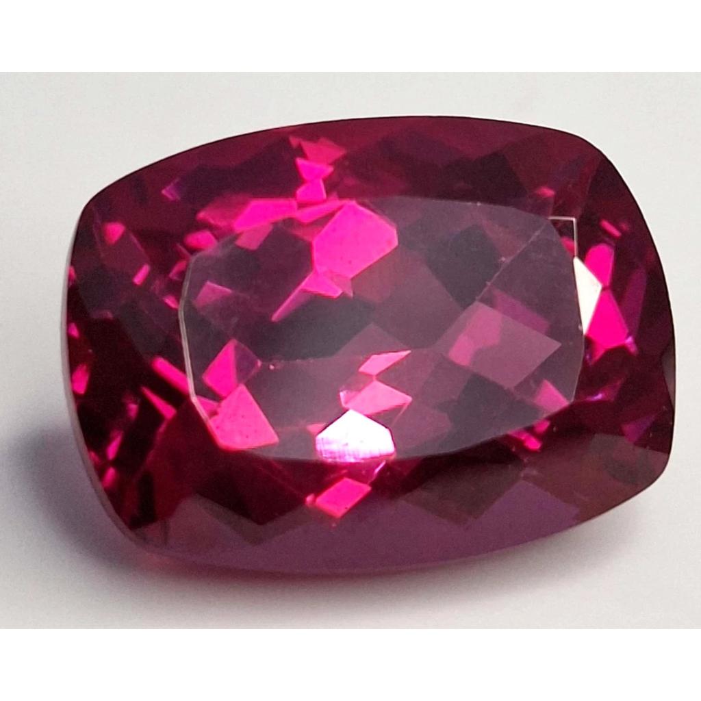 Cushion Cut Natural Pink Ruby 17-19 Ct Fabulous Certified Loose Gemstone