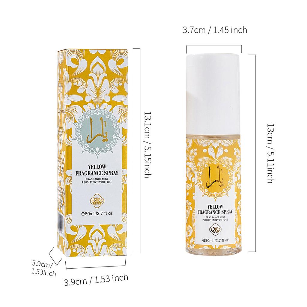 Alcohol Free Fragrance Spray Arab Style Perfume for Women and Men Long Lasting Scent for Dating Work Party and Holiday Vacation Gift