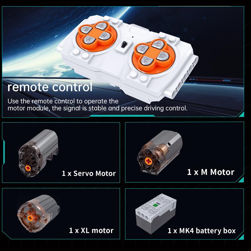 Mould King 13201 Технические Автомобильные Игрушки Радиоуправляемый Американский Грузовик Строительные Блоки Моторизованный Инженерный Грузовик Набор Кирпичей Детский Рождественский Подарок