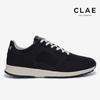 Кроссовки Clae Joshua White Black Leather Sneakers Scem241js00 Blk