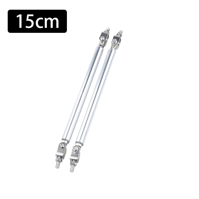 2X Универсальный Гоночный Регулируемый Передний Задний Сплиттер Губы Бампера Комплект Опорных Штанг Гоночный 75мм/100мм/150мм/200мм Стайлинг Авто Тюнинг