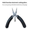 Set of 5 Jewelry Pliers Essential Crafting Tool Cutting Pliers Round Nose Pliers Suitable for Necklace Bracelet Making