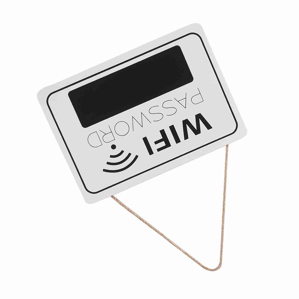 Password Display Signage Wall Hanging Coffee Shop Bookstore Retro Hanging Blackboard
