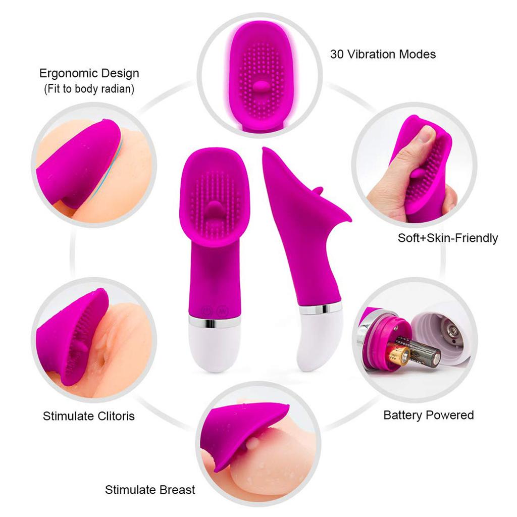 Vibrating Female Masturbator Dildo Tongue Masturbator For Women