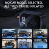 2025 Новый беспроводной портативный автомобильный воздушный насос Портативный цифровой дисплей Многофункциональный Накачиватель шин, баскетбольных мячей, велосипедных шин Аварийный насос для накачивания