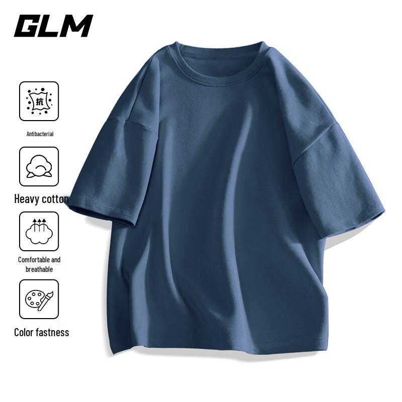 Мужская повседневная футболка с коротким рукавом GLM