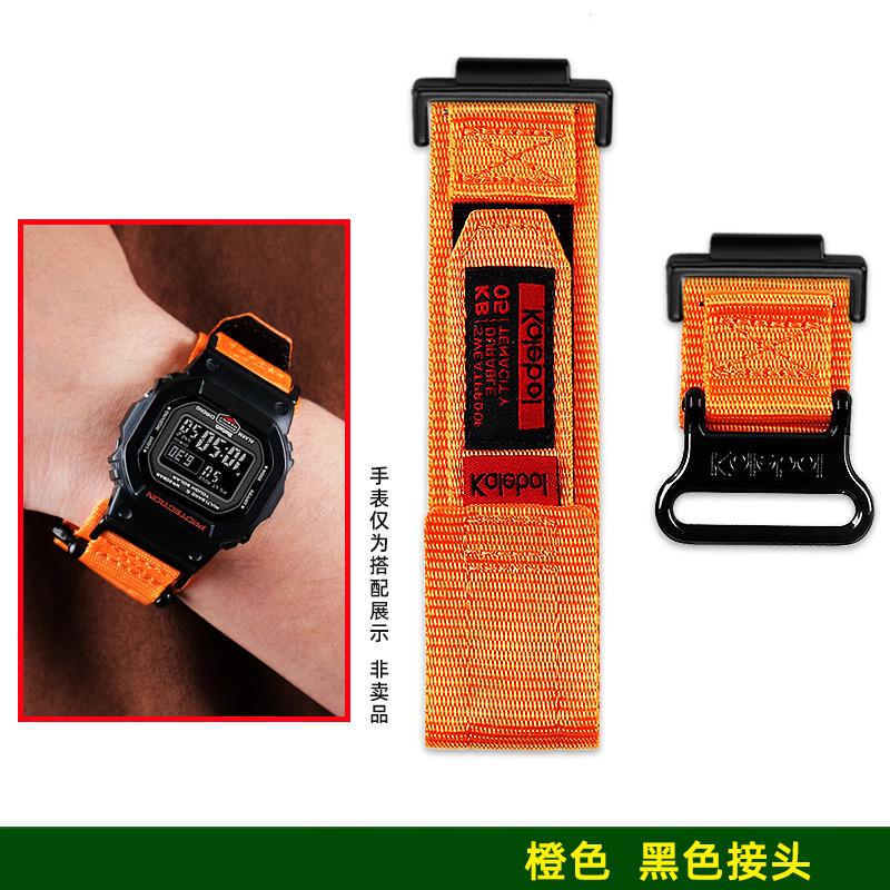 DW5600 GW-M5610 DW-6900 GW-B5600 Нейлоновый холщовый ремешок для Casio GA2100 GM2100 Модифицированный ремешок для часов мужской Наручный ремешок для активного отдыха и спорта