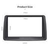 A82E-7 Inch 2 Din Car Stereo Radio Fascia Audio MP5 Installation Dash Adapter Frame Panel For 2003-2012 FIAT PANDA