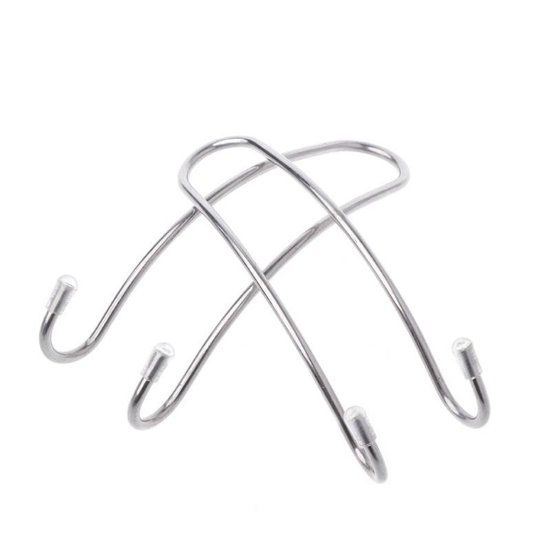 2 Pcs/Set Multi-functional Metal Auto Car Seat Headrest Hanger Bag Hook Holder for Bag Purse Cloth G