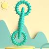 Собачья игрушка-погрызушка с шипами для чистки зубов, из мягкой резины TPR, интерактивная игрушка для питомца с язычком, игрушка для щенков при прорезывании зубов, снимает скуку и защищает десны