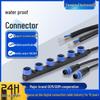 M15-F 4-контактный водозащищенный гибридный авиационный разъем питания и сигнальный для солнечных лент