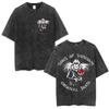Death Note Ryuk Yagami Light Vintage Washed T Shirt Oversized Women Men Cotton Tshirt Fashion Short Sleeve Tshirts Streetwear