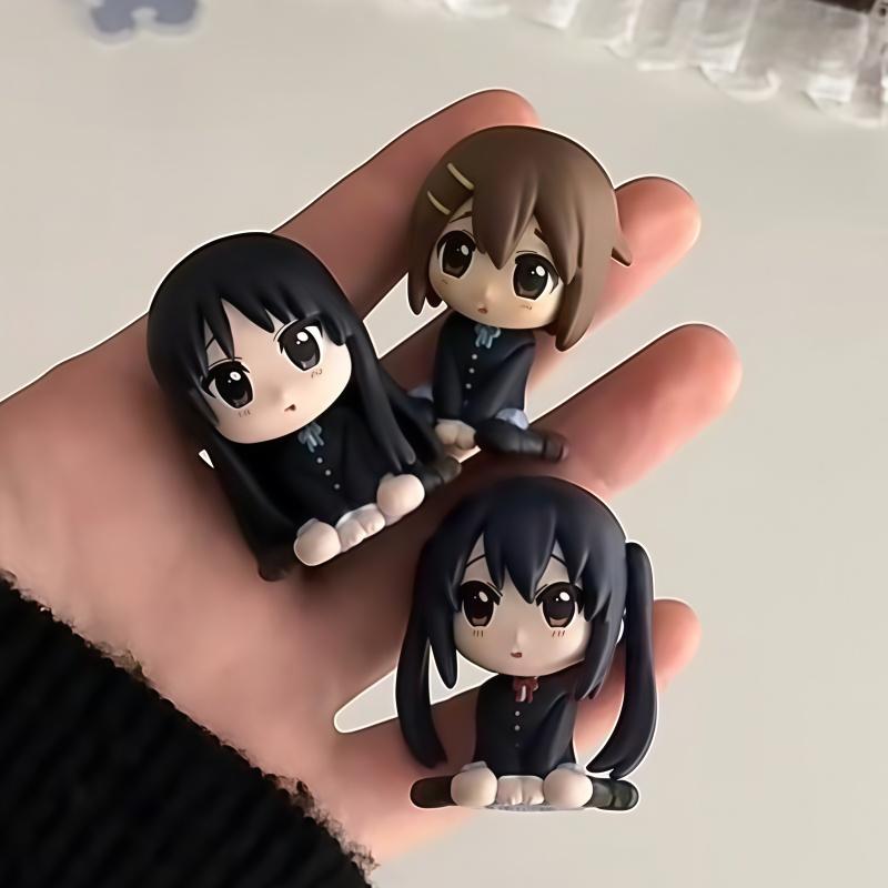 K-On Machibouke Серия Мио Акияма Азуса Накано Милая Поза на Коленях Настольный Декор Для Фанатов Аниме Коллекционный Подарок