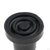 4 Rubber Walking Aid Foot for Canes, Crutch Tips, Non-slip 16 Black, 16mm