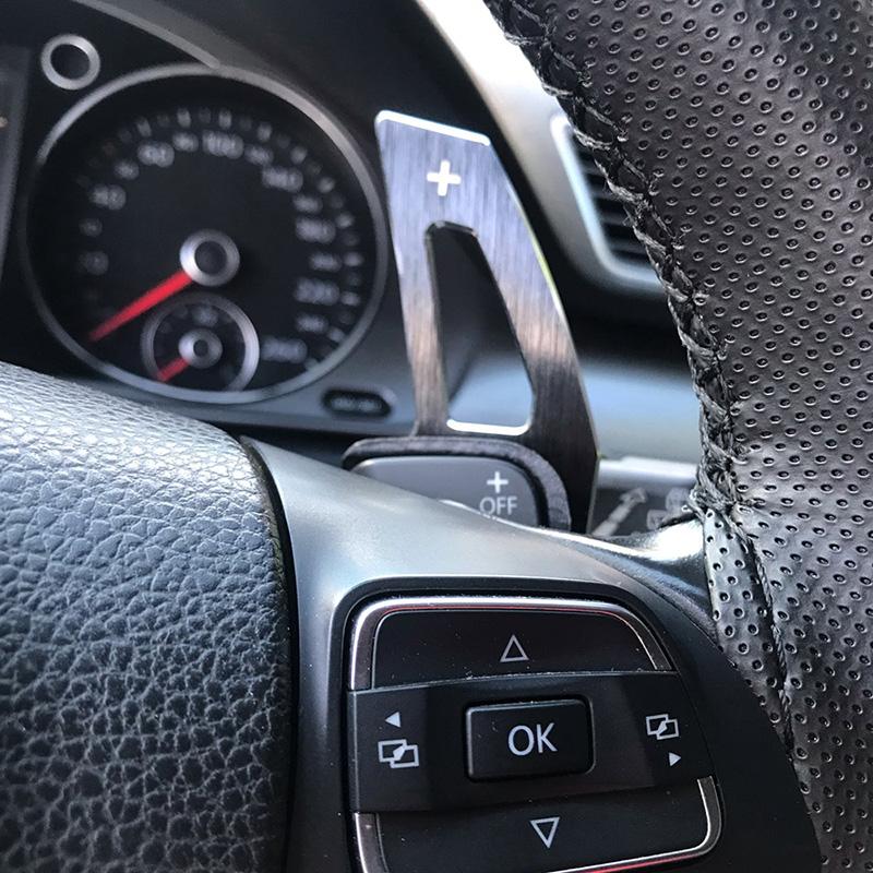 2026 Hot VOLKSWAGEN DSG Steering Wheel Paddle Extension Shift Cover For VW Golf 5 6 MK6 GTI R Jetta MK5 Passat B6 B7 CC Polo Sha zf5