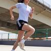 adidas Heatrdy Focus T повседневная тренировочная дышащая футболка с короткими рукавами женские топы лавандово-светло-фиолетового цвета HE7577