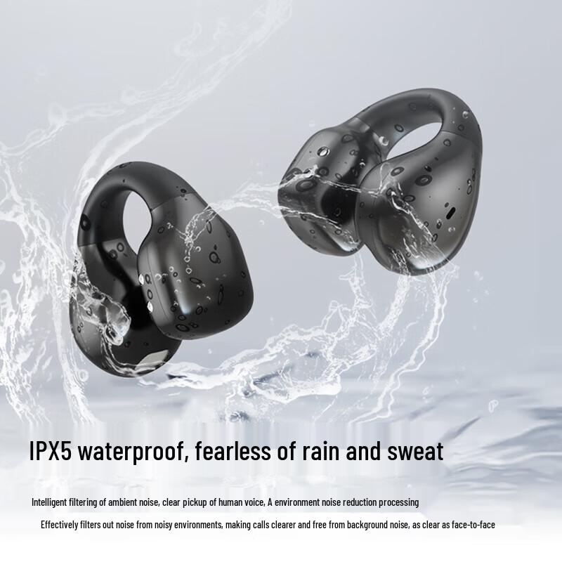 Langsdom ClipBuds R2 Open-Ear Bone Conduction Bluetooth Headphones