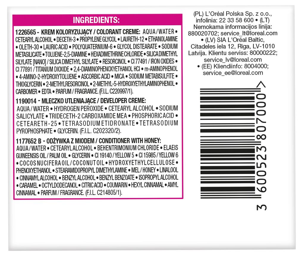 'Oréal Paris Casting Creme Gloss Semi-Permanent Hair Dye, No. 4102