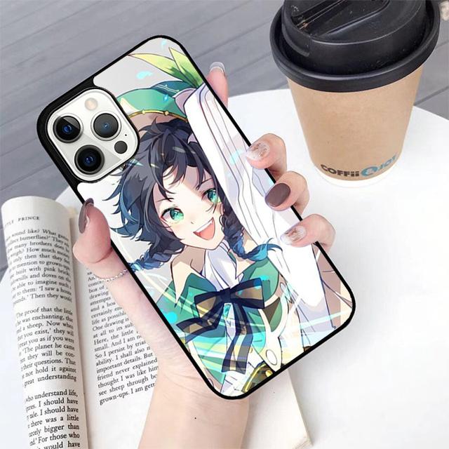 Чехол для телефона Genshin Impact Венти Для Apple iPhone 17 Air Pro Max Plus Чехол для iPhone 17 Air 14 15 16 13 12 Max