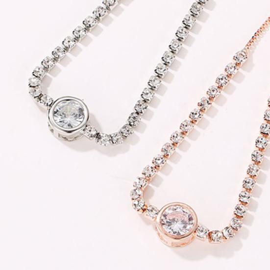 Женский браслет в форме сердца с кубическим цирконием, ювелирные изделия, блестящий браслет в корейском стиле для вечеринки