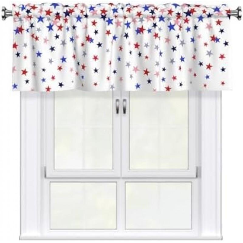 Farmhouse Kitchen Curtains Short Red Buffalo Plaid Window Drapes Dining Room