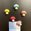 10pcs Refrigerator Magnets, Cute Cartoon Mushroom Fridge Magnets, Cute Decorative Magnets, Office Kitchen Magnets