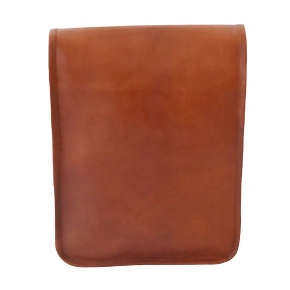 Tablet Leather Messenger Brown Crossbody Vintage Satchel Shoulder Bag