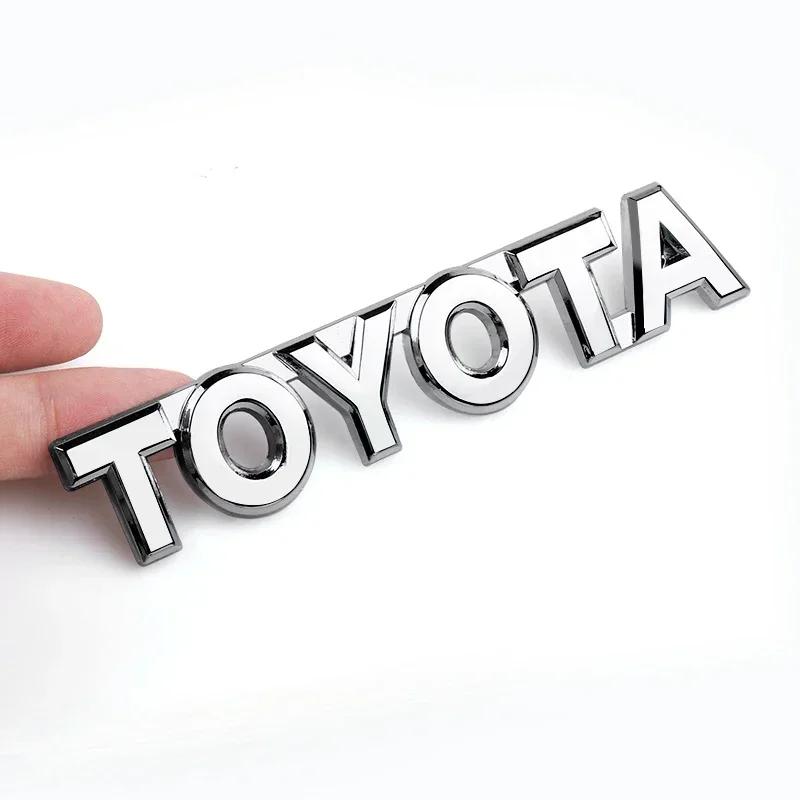 1 шт. Металлическая эмблема Значок Автомобильная 3D наклейка Наклейка на багажник автомобиля Автомобильные аксессуары Для Toyota Fortuner Chr Verso Prius Hiace Yaris Trd Corolla