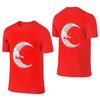 Moon Hug Short Style Reversible Tshirt Urban Commuting Solid Colors Shirt