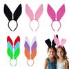 Rabbits Ears Hairband Photo Props Easter Hair Hoop Headband Party Headpiece Fun Headbands for Music Festival